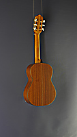Juan Aguilera, Modell ni&ntilde;a 52, 1/4-Kindergitarre Fichte, Mahagoni, Mensur 52 cm, R&uuml;ckansicht