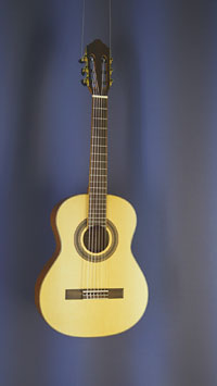 Lacuerda, Modell chica 56/2, 1/2-Kindergitarre Fichte, Mahagoni, Mensur 56 cm