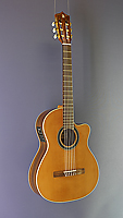 Alhambra, crossover Konzertgitarre mit Tonabnehmer, Zeder, Palisander, Cutaway, Fishman Pickup