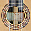 Andr&eacute;s D. Marvi classical guitar cedar rosewood, 2019, rosette and label