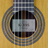 Carsten Kobs classical guitar Doubletop cedar, rosewood, 2014, rosette, label