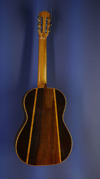 Hein Gitarrenbau Meistergitarre Form nach Santos Hernandez (1924) und Schallloch nach Francisco Simplicio (1930) Fichte, Palisander, Mensur 65 cm, 2024