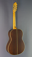 Jos&eacute; Marin Plazuelo classical guitar cedar, rosewood, scale 65 cm, year 2017, back side