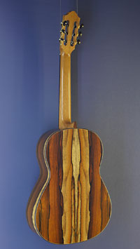 Kolya Panhuyzen Meistergitarre Zeder (Lattice), Palisander, Mensur 65 cm, Baujahr 2022, R&uuml;ckseite