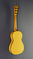 S&ouml;ren Lischke Classical Guitar built after Antonio de Torres in 2015 with spruce top and back and sides made of cypress, back view