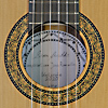 Rosette und Schild von Konzertgitarre gebaut von Gitarrenbauer S&ouml;ren Lischke
