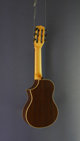 Stefano Robol Guitarlele Zeder Palisander, Mensur 43,3 cm, Cutaway, R&uuml;ckseite